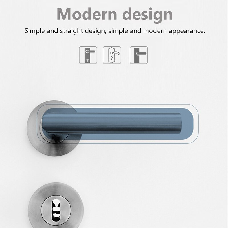 1vnt silikoninis nuo susidūrimo durų rankenos dangtis be statinės įtampos Rankena, rankovė, kūdikių saugos sienelės apsauga, miegamojo svetainės apsauga