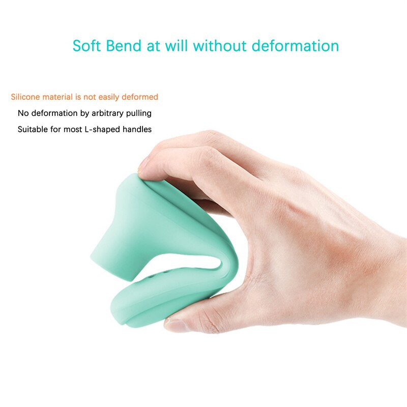 2 bucăți/set silicon mâner ușă mânecă mâner cameră bebeluș copil protecție împotriva accidentului suită ușă mâner mâner mănuși protector acasă