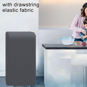 Prenosný kryt na klimatizáciu 40X46X75cm, vodotesný matný zipsový ochranný kryt, vnútorný kryt proti prachu, elastická tkanina