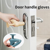 Ochranný kryt kľučky dverí, spálňa, proti kolízii, toaleta, antistatický ochranný kryt, silikónová nárazová podložka s prísavkou