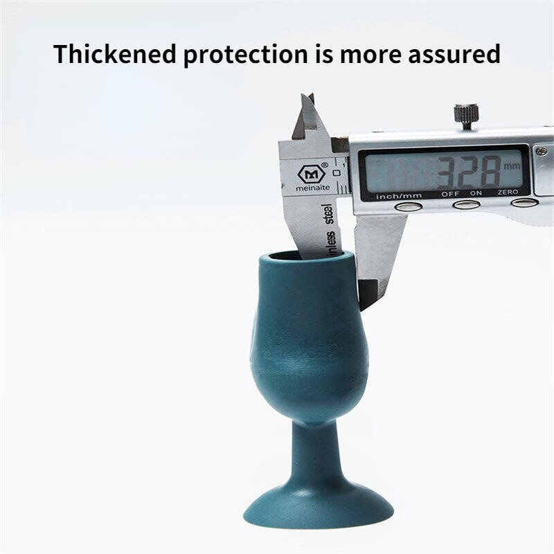 Ochranný kryt kľučky dverí, spálňa, proti kolízii, toaleta, antistatický ochranný kryt, silikónová nárazová podložka s prísavkou