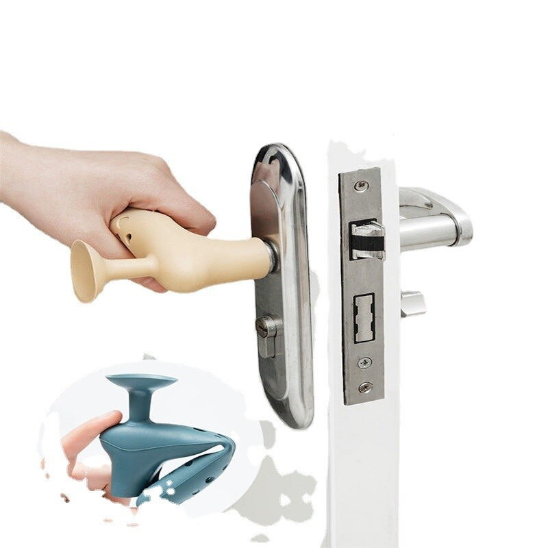Ochranný kryt kľučky dverí, spálňa, proti kolízii, toaleta, antistatický ochranný kryt, silikónová nárazová podložka s prísavkou