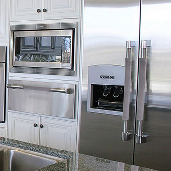 2 ζεύγη κάλυμμα λαβής πόρτας ψυγείου Διακοσμητικές λαβές συσκευής κουζίνας Αντιολισθητικά γάντια για φούρνο ψυγείου Keep Off Fingerp