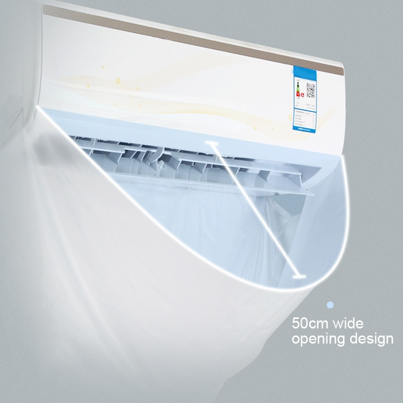 Vodotesný čistiaci kryt klimatizácie, ochrana proti prachu a umývaniu, kryt na prijímanie vody do klimatizácie XH8Z