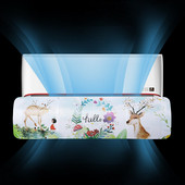 1 ks nastaviteľný kryt klimatizácie, deflektor proti priamemu fúkaniu, vodiaca doska proti vetru