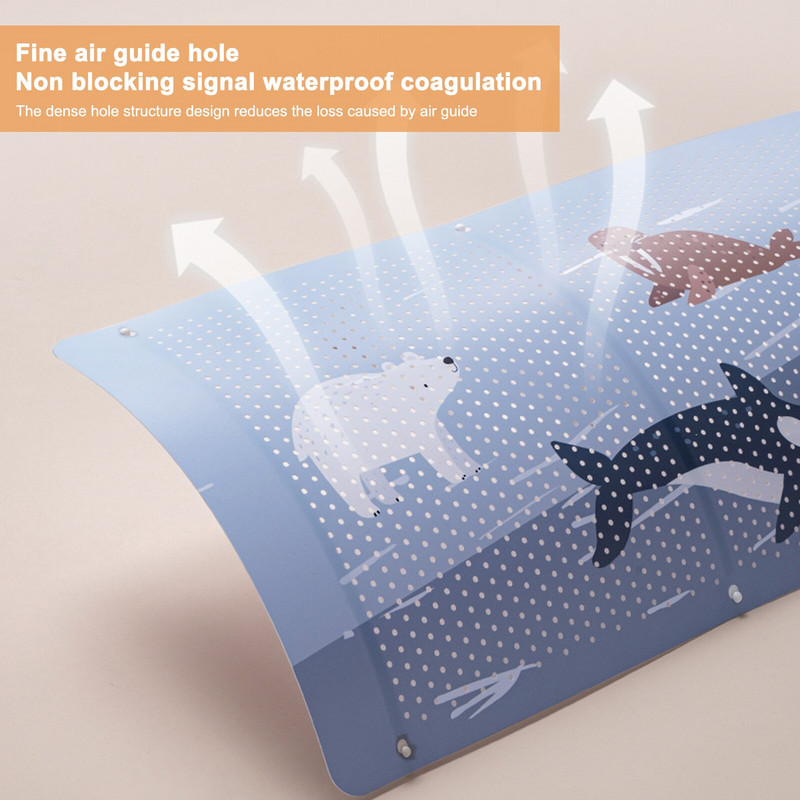 Nastaviteľný deflektor vzduchu pre klimatizáciu, čelné sklo klimatizácie proti priamemu fúkaniu vetra