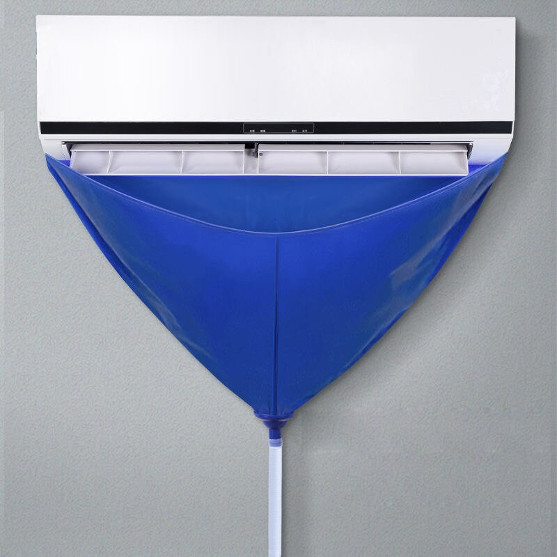 Čistiaci kryt klimatizácie s vodovodným potrubím, vodotesné čistenie, ochrana proti prachu, čistiaci kryt, vrecko, čistiaca kefa