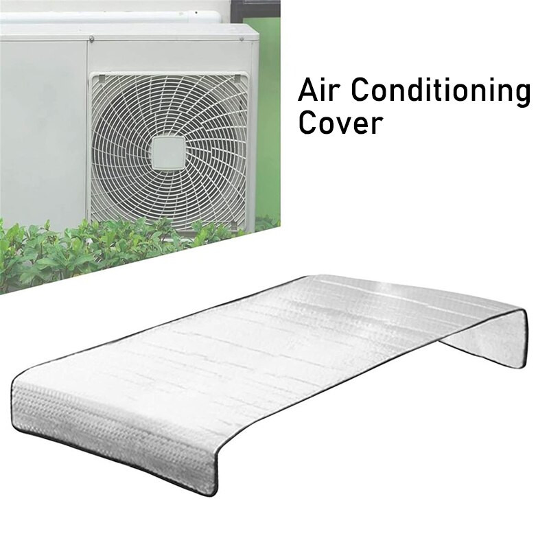 Εξωτερικό κάλυμμα κλιματιστικού Αδιάβροχο αντισκονικό φύλλο αλουμινίου μονωτικό φιλμ Σύστημα ψύξης αέρα Εξωτερικά καλύμματα προστασίας μηχανήματος