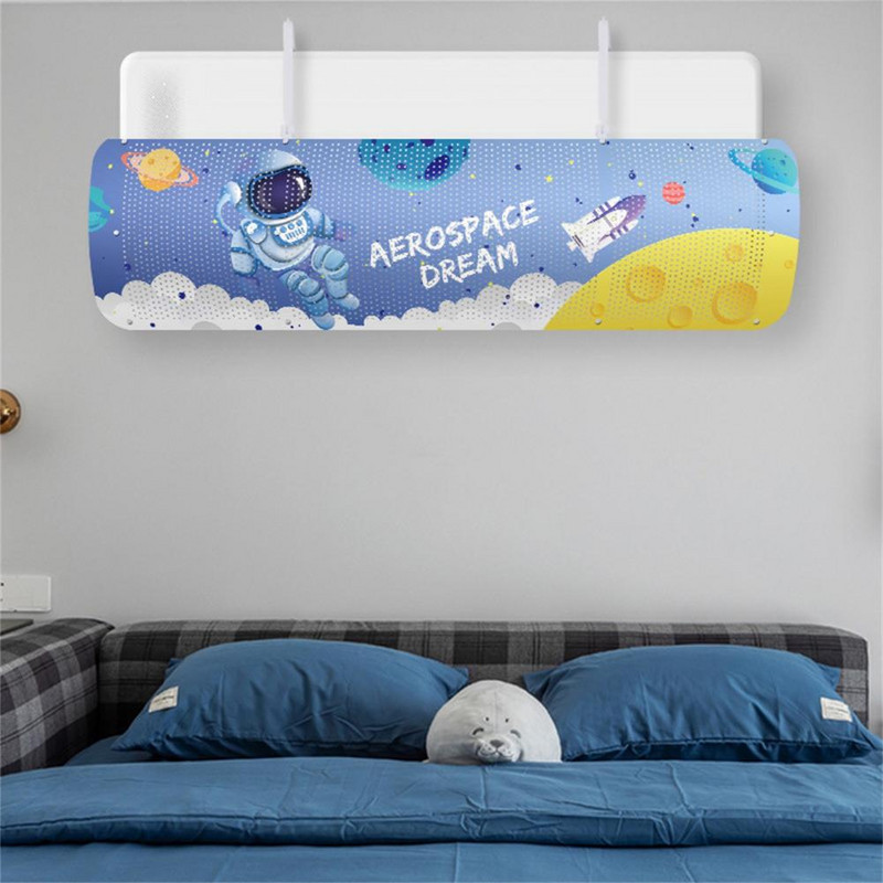 Aer condiționat Deflector de vânt Parbriz reglabil Deflector răcit Aer condiționat Scut anti-suflare direct pentru biroul acasă