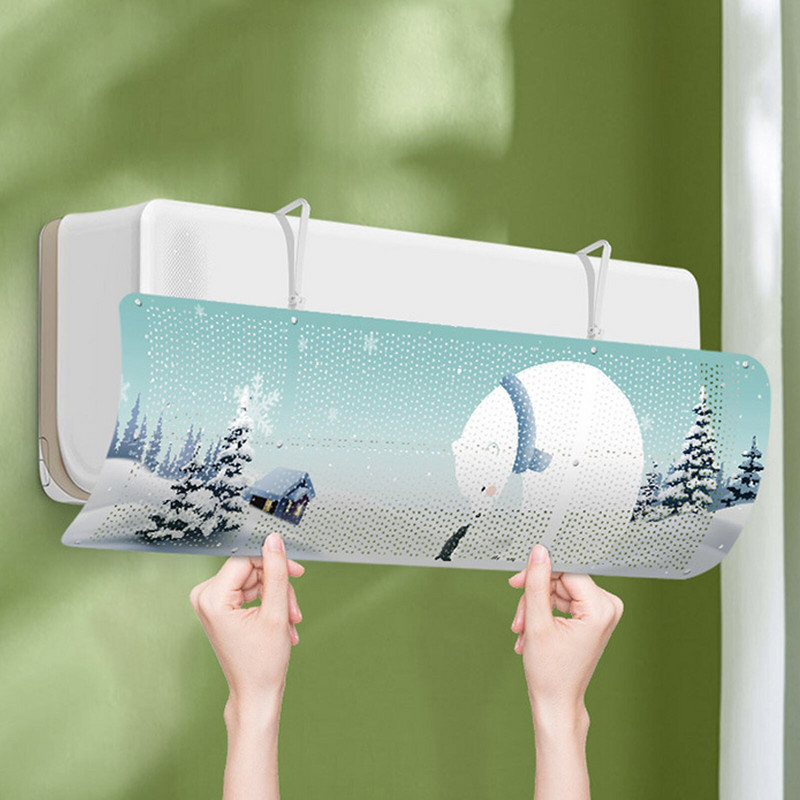 Állítható légkondicionáló szárnyak légkondicionáló szélterelő klíma légterelő légterelő légterelő AC ablakegységhez