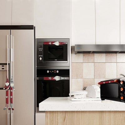 6 tükki külmiku käepidemed dekoratiivsed katted köögimasina käepideme kaitsed majapidamiskaunistused korduvkasutatavad