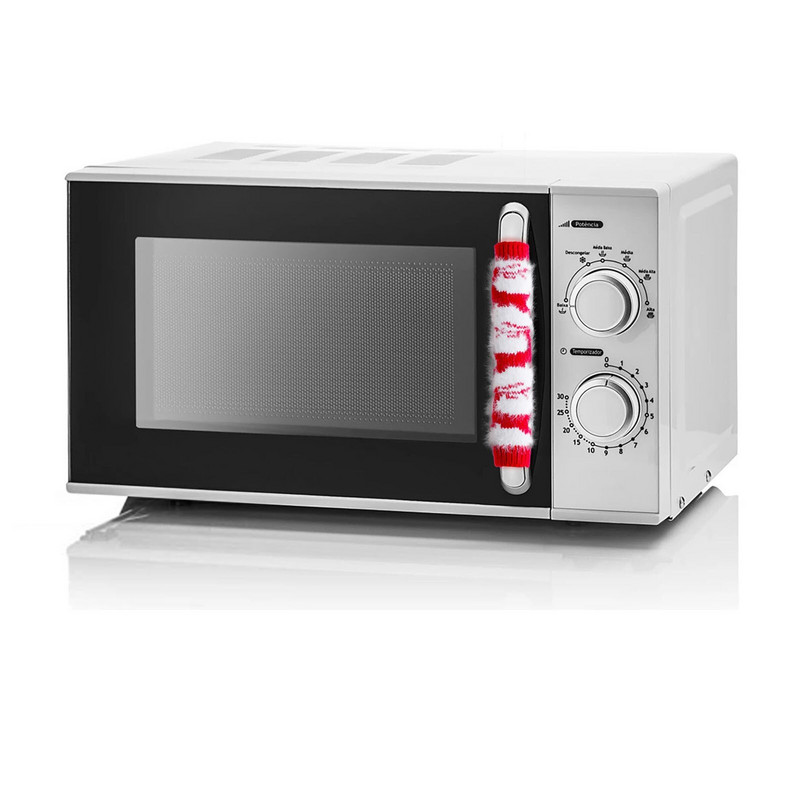 8 komada Božićna tkanina za pokrivanje ručke hladnjaka Poklopac za ručku vrata Kuhinjski hladnjak Štitnik za aparate Štitnik za kvaku na vratima #t2g