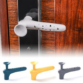 Mâner ușă din silicon Protecție anti-coliziune Capac mâner fără perforare Ventiță din cauciuc siliconic Mâner ușă Ultra Rechizite pentru casă