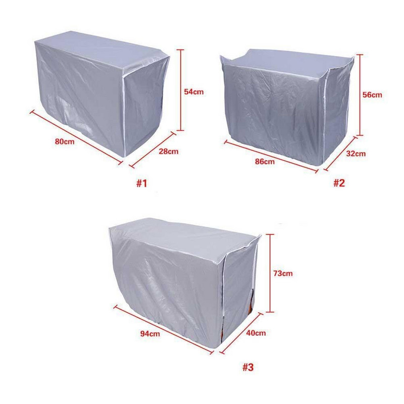 Vonkajší kryt klimatizácie, umývanie, vodotesný kryt proti prachu, proti dažďu, viacrozmerné čistiace vrecko na vonkajší kryt hlavného motora