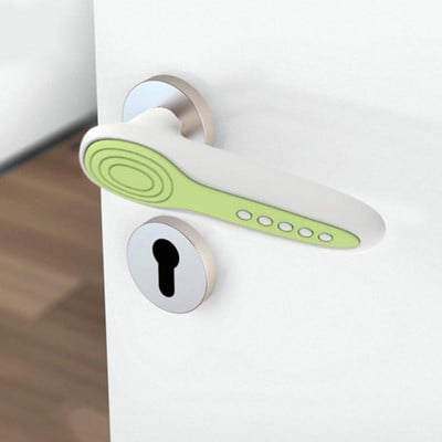 Silicone Door Handle Protector Cover Anti Collision Static Door Handle Sleeve Guard Kid Baby Safety Protection Doorknob Decor
