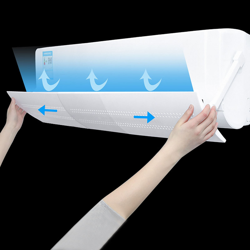 Vjetrobransko staklo klima uređaja Vjetrobransko staklo klima uređaja protiv izravnog puhanja Zidni poklopac za prozorski klima uređaj