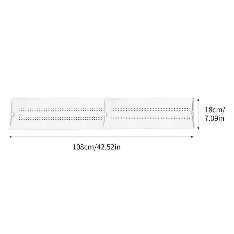 Vjetrobransko staklo klima uređaja Vjetrobransko staklo klima uređaja protiv izravnog puhanja Zidni poklopac za prozorski klima uređaj