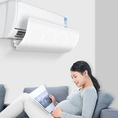 Univerzálny kryt deflektora na klimatizáciu, proti priamemu fúkaniu, domáce doplnky, kryty klimatizácie pre domácnosť