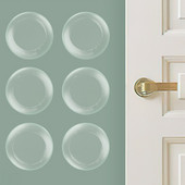 6 vnt / rinkinys Lipnios buferinės pagalvėlės Silikoninės durelių kamštis spintelės buferiai sienos apsauga baldai šaldytuvas, apsaugantis nuo susidūrimo