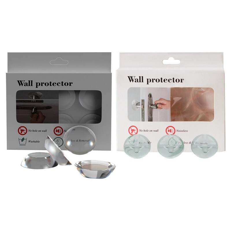 6 vnt / rinkinys Lipnios buferinės pagalvėlės Silikoninės durelių kamštis spintelės buferiai sienos apsauga baldai šaldytuvas, apsaugantis nuo susidūrimo