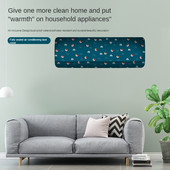 Prachotesný a vodotesný kreslený oxfordský materiál kryty klimatizácie kryt klimatizácie nástenná klimatizácia domáca