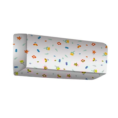 Prachotesný a vodotesný kreslený oxfordský materiál kryty klimatizácie kryt klimatizácie nástenná klimatizácia domáca