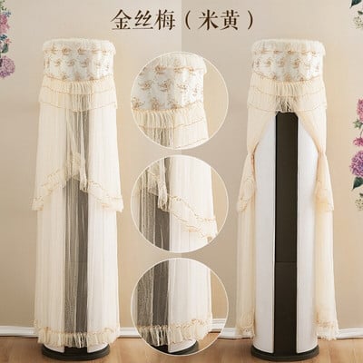 Acoperiri tridimensionale cilindrice din dantela pentru aparate de aer conditionat Aer conditionat pentru locuinta Husa de protectie Dulap de conditionare a prafului