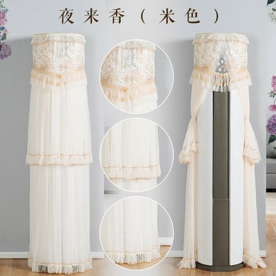 Acoperiri tridimensionale cilindrice din dantela pentru aparate de aer conditionat Aer conditionat pentru locuinta Husa de protectie Dulap de conditionare a prafului