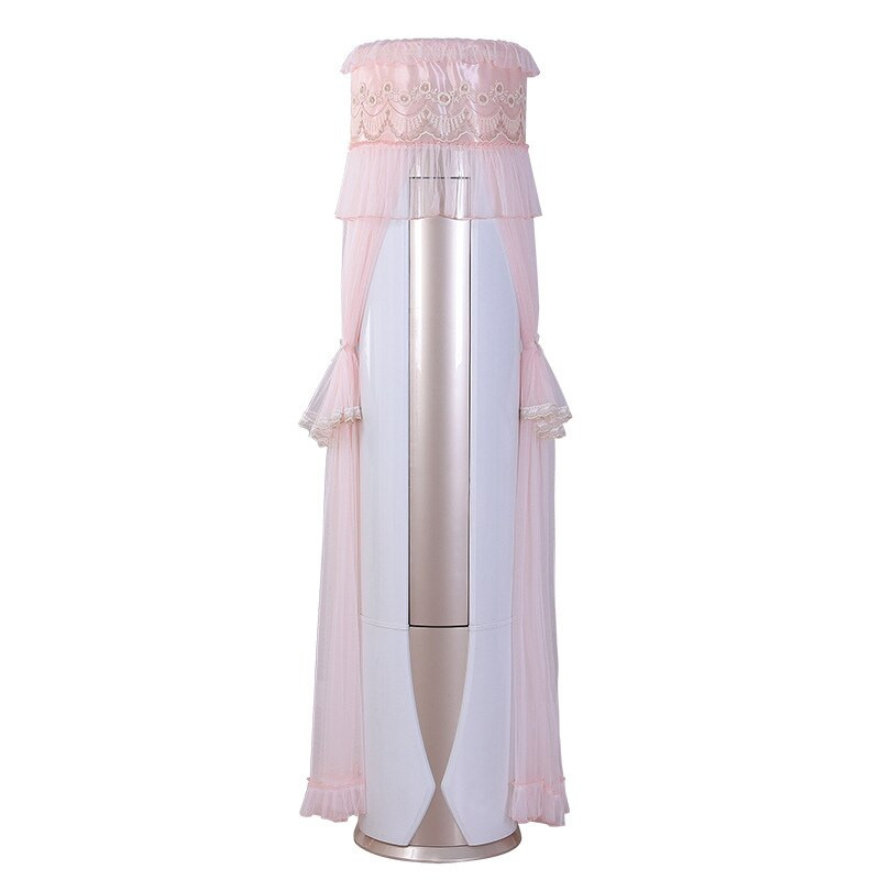 Acoperiri tridimensionale cilindrice din dantela pentru aparate de aer conditionat Aer conditionat pentru locuinta Husa de protectie Dulap de conditionare a prafului