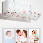 Климатик Дефлектор за вятър Регулируемо въздушно предно стъкло Охлаждаща се преграда Климатичен щит против директно издухване за спалня