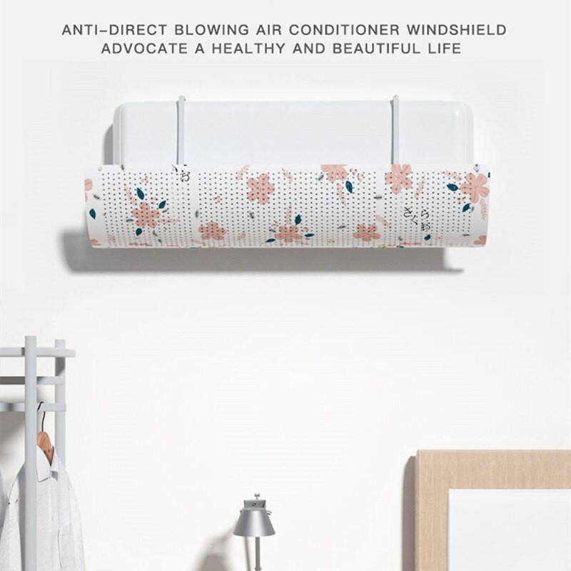 Климатик Дефлектор за вятър Регулируемо въздушно предно стъкло Охлаждаща се преграда Климатичен щит против директно издухване за спалня