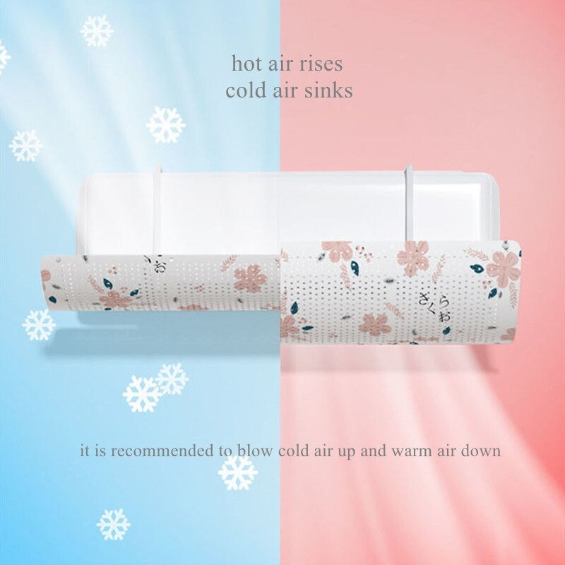 Климатик Дефлектор за вятър Регулируемо въздушно предно стъкло Охлаждаща се преграда Климатичен щит против директно издухване за спалня