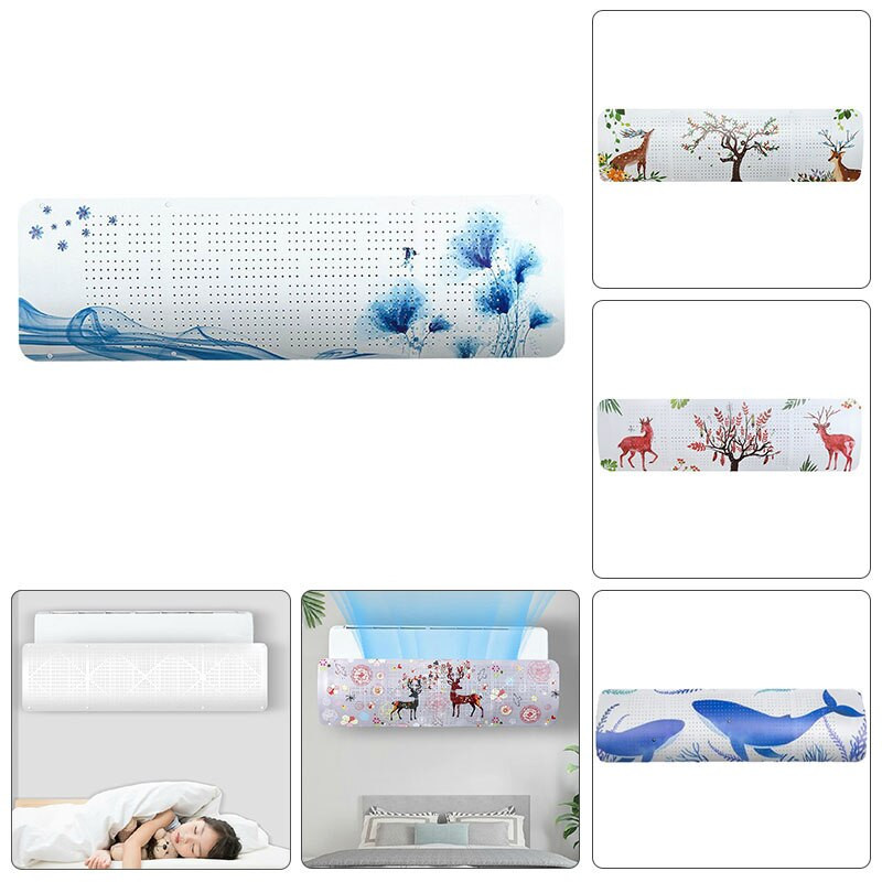 Uus universaalne õõnes otsepuhumisvastane õhukonditsioneeri kate tuuleklaasi reguleeritav tuulesuunaja deflektori kilp