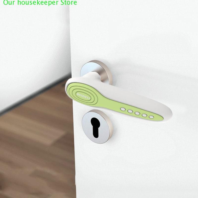 Ochranný ochranný obal na detské dvere, kryt na kľučku dverí, bezpečnostné kryty pre deti, bytové dekorácie, podložka na kľučku dverí, bezpečnostné nástroje pre deti, silikón