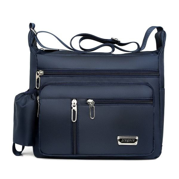 Textilná taška s veľkou kapacitou a niekoľkými priehradkami