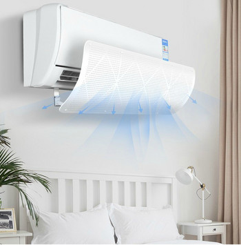 Нов регулируем капак на предното стъкло на климатика Защитен щит на климатика Защитен щит на климатика против вятър