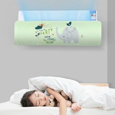 Nový nastaviteľný kryt klimatizácie, čelné sklo, tlmič klimatizácie, ochranný štít proti vetru pre klimatizáciu