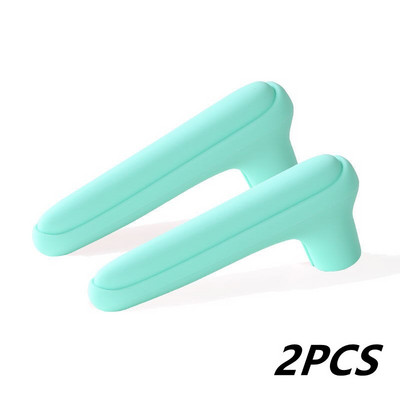 2 бр. Силиконова ръкохватка Предпазен предпазител за стена за бебета Спалня Протектор за всекидневна Предотвратяващ сблъсък капак на дръжката на вратата Без статично електричество