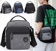 Textilná pánska taška cez rameno - tri farby