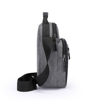 Текстилна мъжка чанта за рамо -три цвята