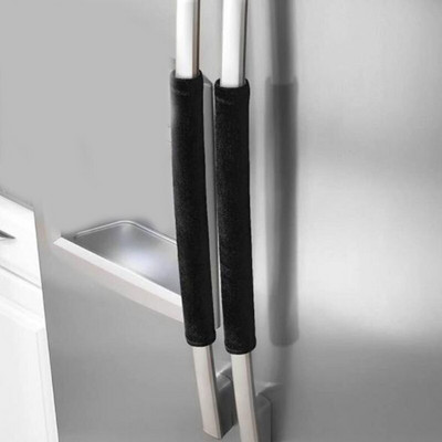 2 ks Kryt rukoväte dverí chladničky Dekoratívne rukoväte kuchynských spotrebičov Protišmykové ochranné rukavice Chladnička Rúra Chráňte pred odtlačkami prstov