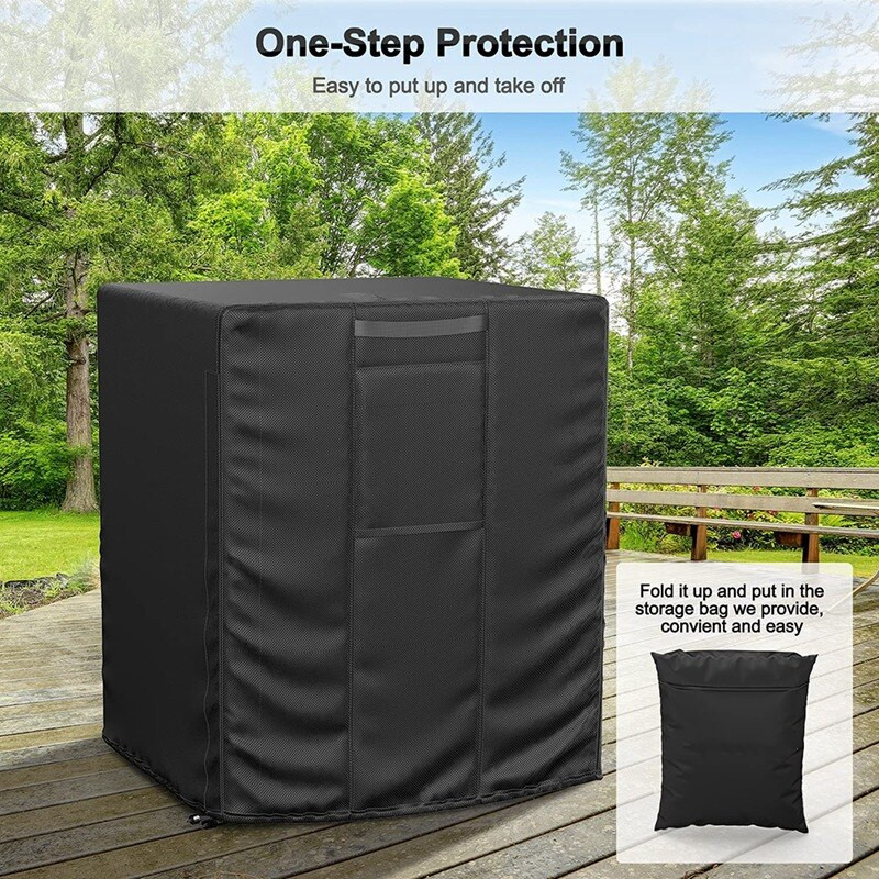 Kryt centrálnej klimatizácie, kryt klimatizácie pre vonkajšie jednotky, vodotesný, vetruodolný kryt vonkajších klimatizačných jednotiek