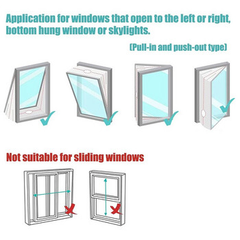 Уплътнение на прозореца на климатика, уплътнение на прозореца за преносим климатик и сушилня, работи, предпазители за обмен на въздух