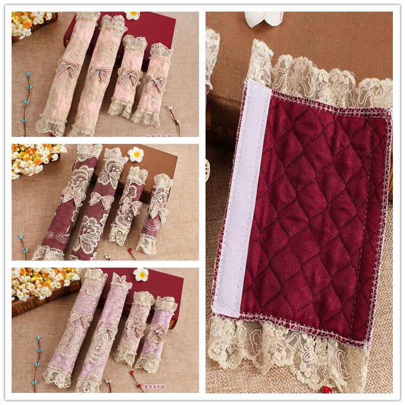 Poklopac ručke od tkanine Poklopac kvake na vratima Pamučna ručka za hladnjak Rukavice Pribor za kućne alate Poklopac za ručku hladnjaka s dvokrilnim vratima