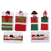 Dekorativni predmeti Drška za hladnjak Rukavice Dom i vrt 23x14 cm Izdržljiva čvrsta tkanina Dodaci Višebojni Božić