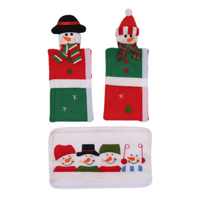 Dekorativni predmeti Drška za hladnjak Rukavice Dom i vrt 23x14 cm Izdržljiva čvrsta tkanina Dodaci Višebojni Božić