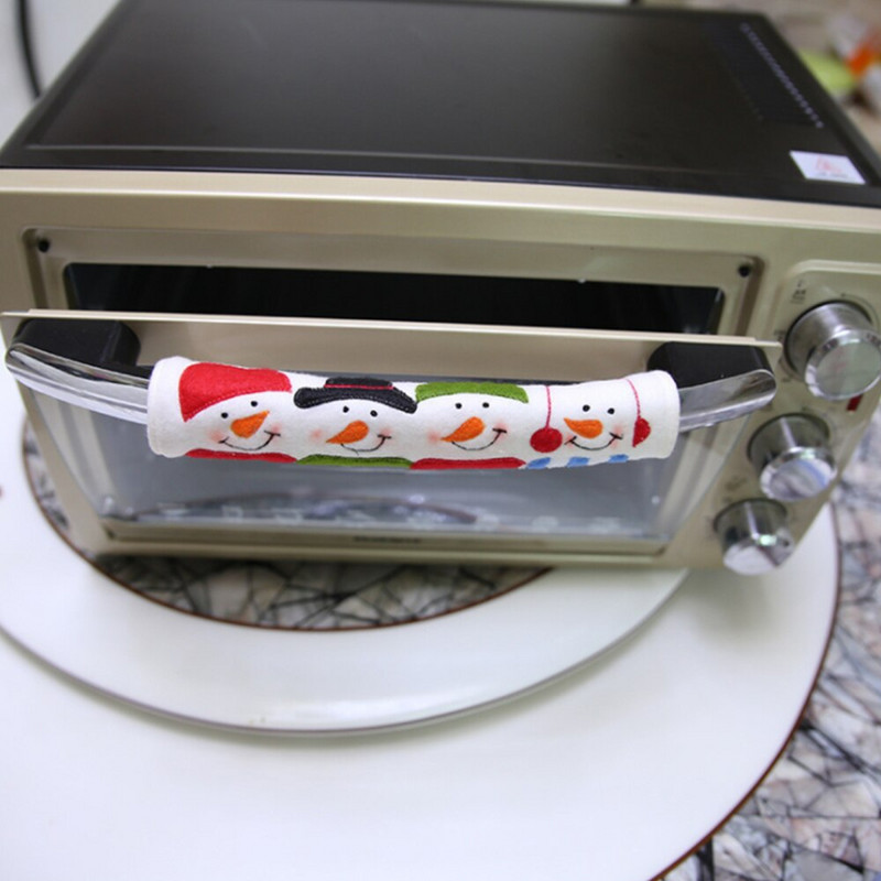 Dekorativni predmeti Drška za hladnjak Rukavice Dom i vrt 23x14 cm Izdržljiva čvrsta tkanina Dodaci Višebojni Božić