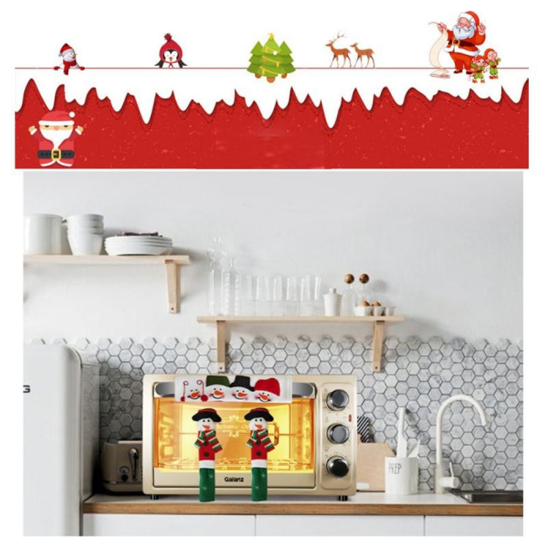 Kryt kľučky dverí mikrovlnnej rúry, rukoväť, rukavica, antistatická dvojitá kľučka dverí, predĺžený antikolízny látkový poťah