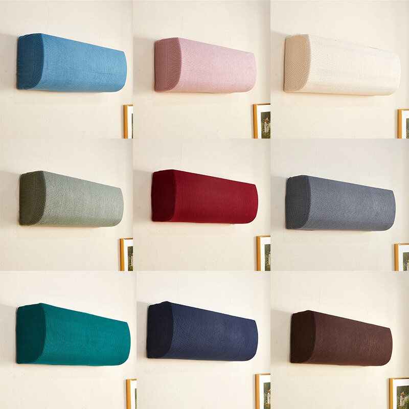 Culoare solidă Clasic Aer Condiționat Capac de protecție Curățare ușoară Capac de praf Montat pe perete Husă pentru aer condiționat Decorare acasă