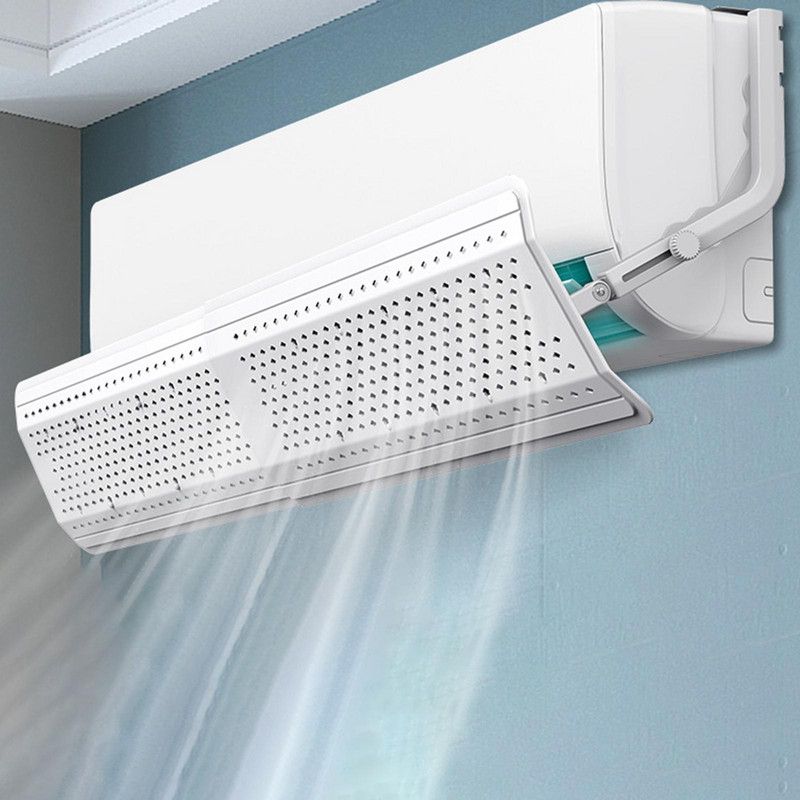 Nastaviteľný deflektor čelného skla klimatizácie Univerzálny deflektor proti priamemu fúkaniu vetra klimatizácie